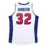 Mitchell & Ness 2003 White Home Finals Jersey Pistons Richard Hamilton