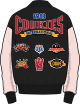 Mitchell & Ness Black M&N x Cookies Varsity Jacket