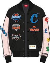 Mitchell & Ness Black M&N x Cookies Varsity Jacket