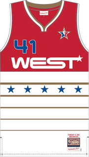 Mitchell & Ness Dirk Nowitzki NBA All-Star 2006 University Red Dark Jersey