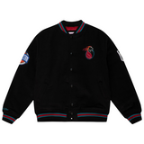 Mitchell & Ness Detroit Pistons Black Varsity Jacket