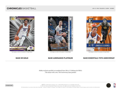 Panini - 2021/22 Chronicles Basketball (NBA) - Hobby Box