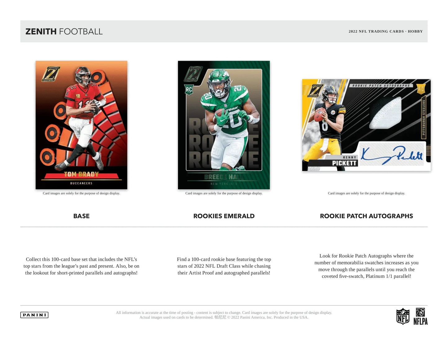 Panini - 2022 Zenith American Football (NFL) - Hobby Box
