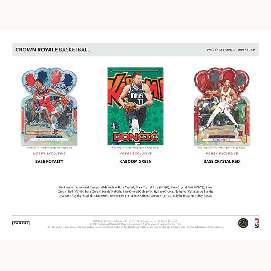 Panini - 2023/24 Crown Royale Basketball (NBA) - Hobby Box