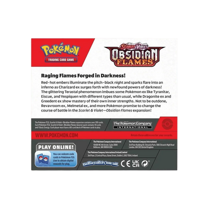 Pokemon TCG - Scarlet & Violet - Obsidian Flames - Booster Box (36X Packs)