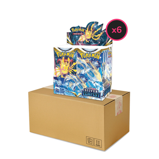 Pokemon TCG - Sword & Shield - Silver Tempest - Display Case (6X Booster Boxes)