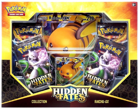 Hidden Fates Raichu Gx Collection Box