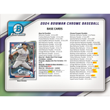 2024 Bowman Chrome Baseball Hobby 12 Box Case