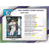 2024 Bowman Chrome Baseball Hobby 12 Box Case