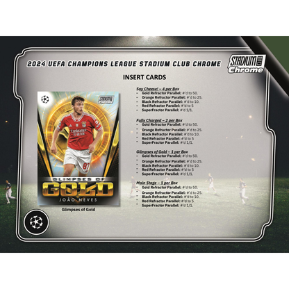 2023/24 Topps Stadium Club Chrome Uefa Soccer Hobby Box