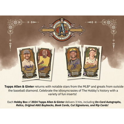 2024 Topps Allen And Ginter Baseball Hobby Box