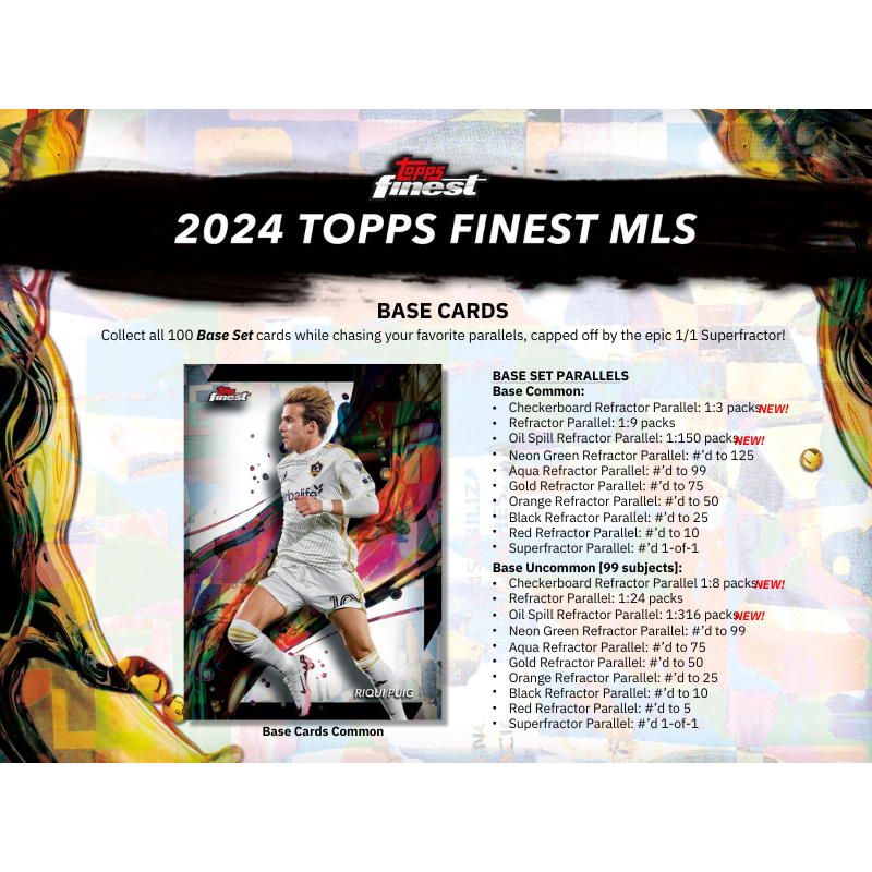 2024 Topps Mls Finest Soccer Hobby Box