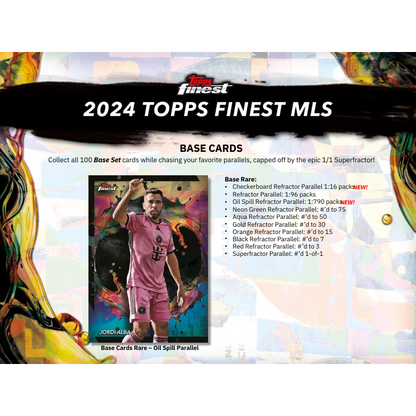 2024 Topps Mls Finest Soccer Hobby Box