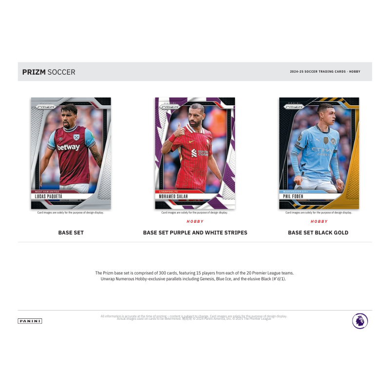 2024/25 Panini Prizm Epl Soccer Hobby Box