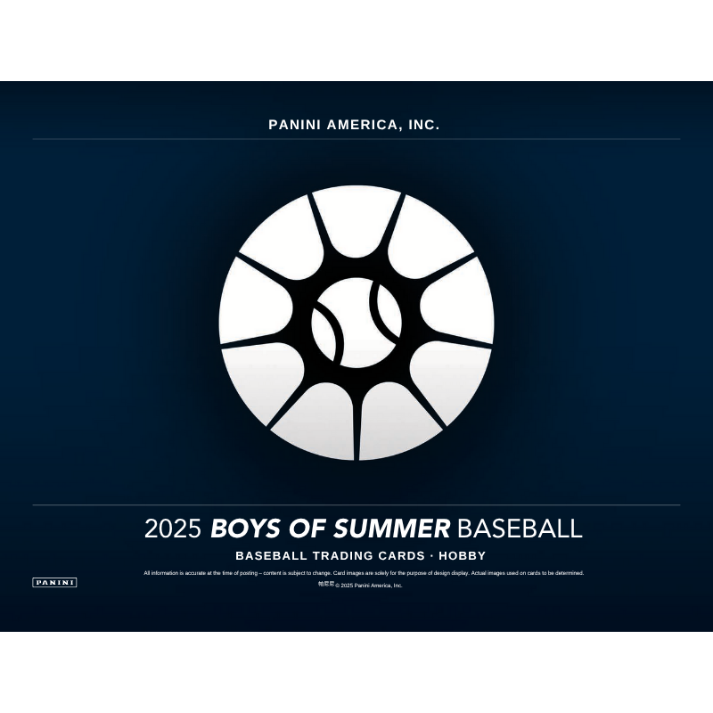 2025 Panini Boys Of Summer Baseball Hobby Box