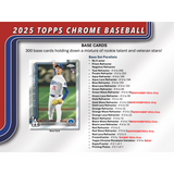 2025 Topps Chrome Baseball Hobby 12 Box Case