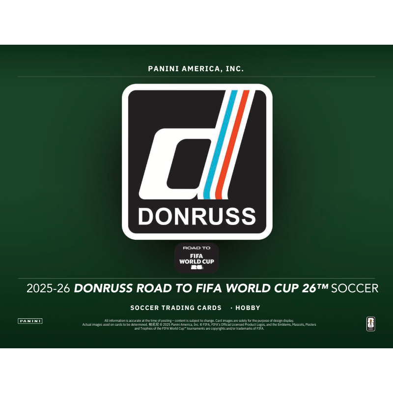 2025/26 Panini Donruss Road To Fifa World Cup 26 Soccer Hobby Box