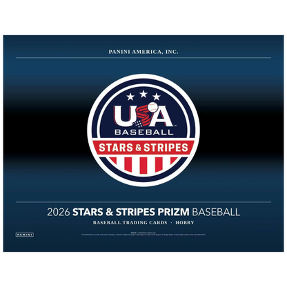 2026 Panini Usa Stars & Stripes Prizm Baseball Hobby Box