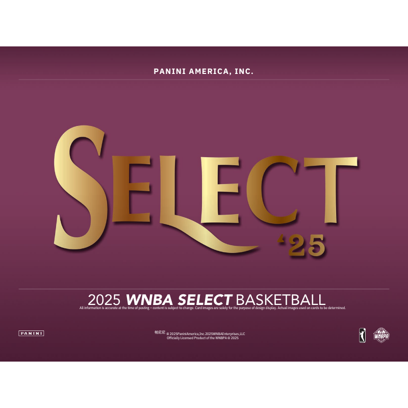 2025 Panini Select Wnba Basketball Hobby Box