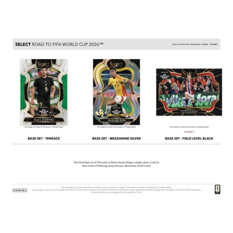 2025/26 Panini Select Road To World Cup Soccer Hobby Box