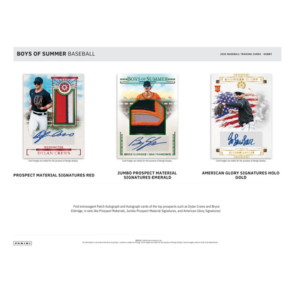 2024 Panini Boys Of Summer Baseball Hobby Box