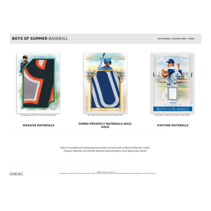2024 Panini Boys Of Summer Baseball Hobby Box