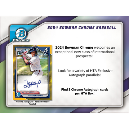 2024 Bowman Chrome Baseball Hta Choice Box