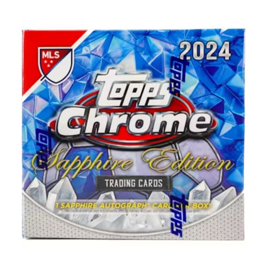2024 Topps Chrome Mls Sapphire Soccer Edition Box