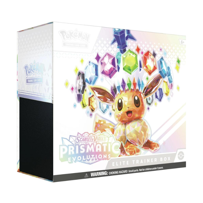 Pokemon Scarlet And Violet 8.5 Prismatic Evolutions Elite Trainer Box