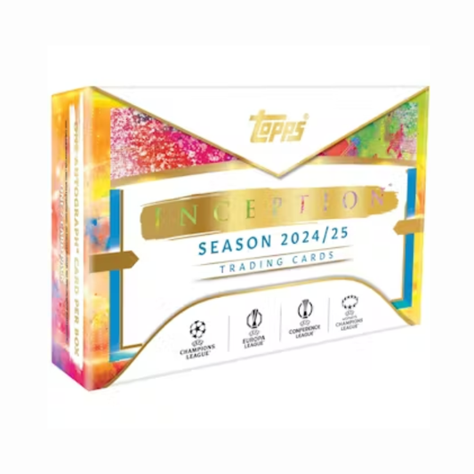 2024/25 Topps Inception Uefa Club Competitions Soccer Hobby Box