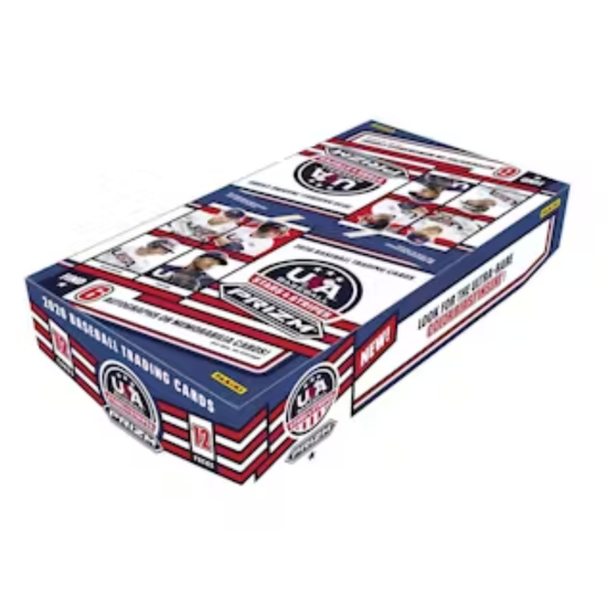 2026 Panini Usa Stars & Stripes Prizm Baseball Hobby 12 Box Case