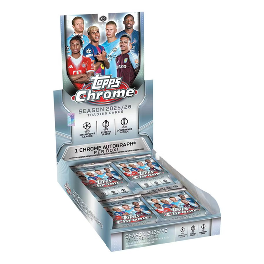 2025/26 Topps Chrome Uefa Club Competitions Soccer Hobby Box