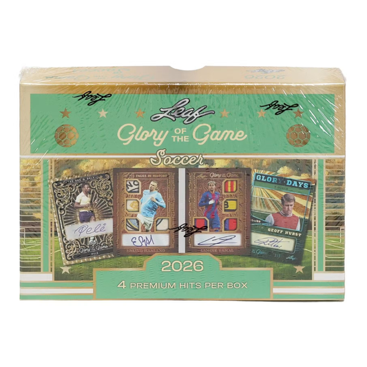 2026 Leaf Glory Of The Game Soccer Hobby Box