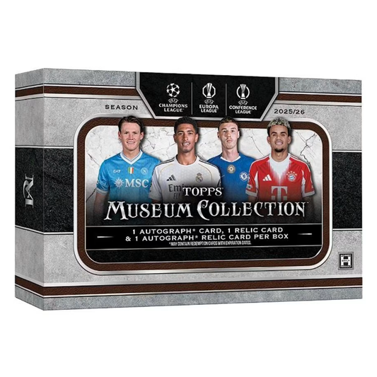 2025/26 Topps Uefa Club Competitions Museum Collection Soccer Hobby Box