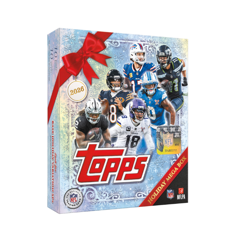 2026 Topps Holiday Football Mega 20 Box case