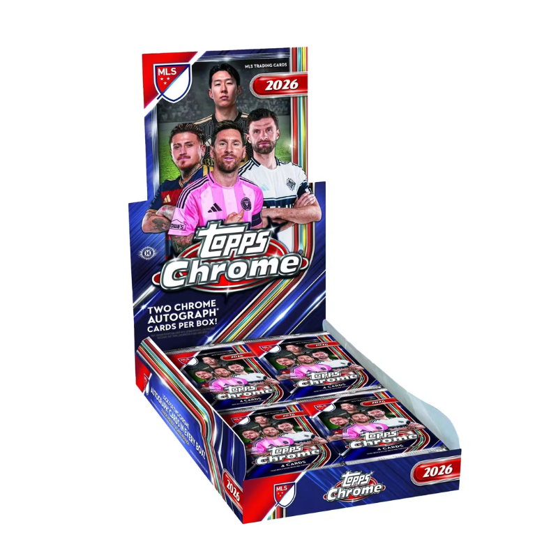 2026 Topps Chrome Mls Soccer Hobby Box