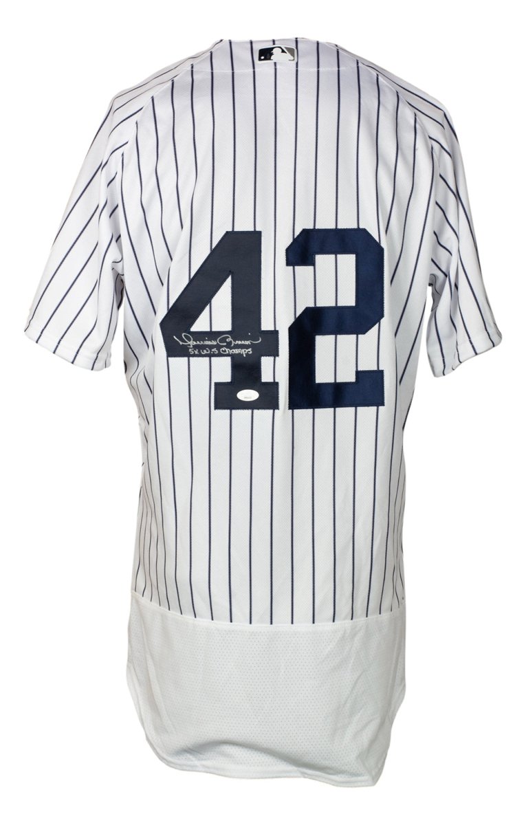 Mariano Rivera Signed Yankees Majestic Auth FlexBase Jersey 5x W.S. Champs JSA