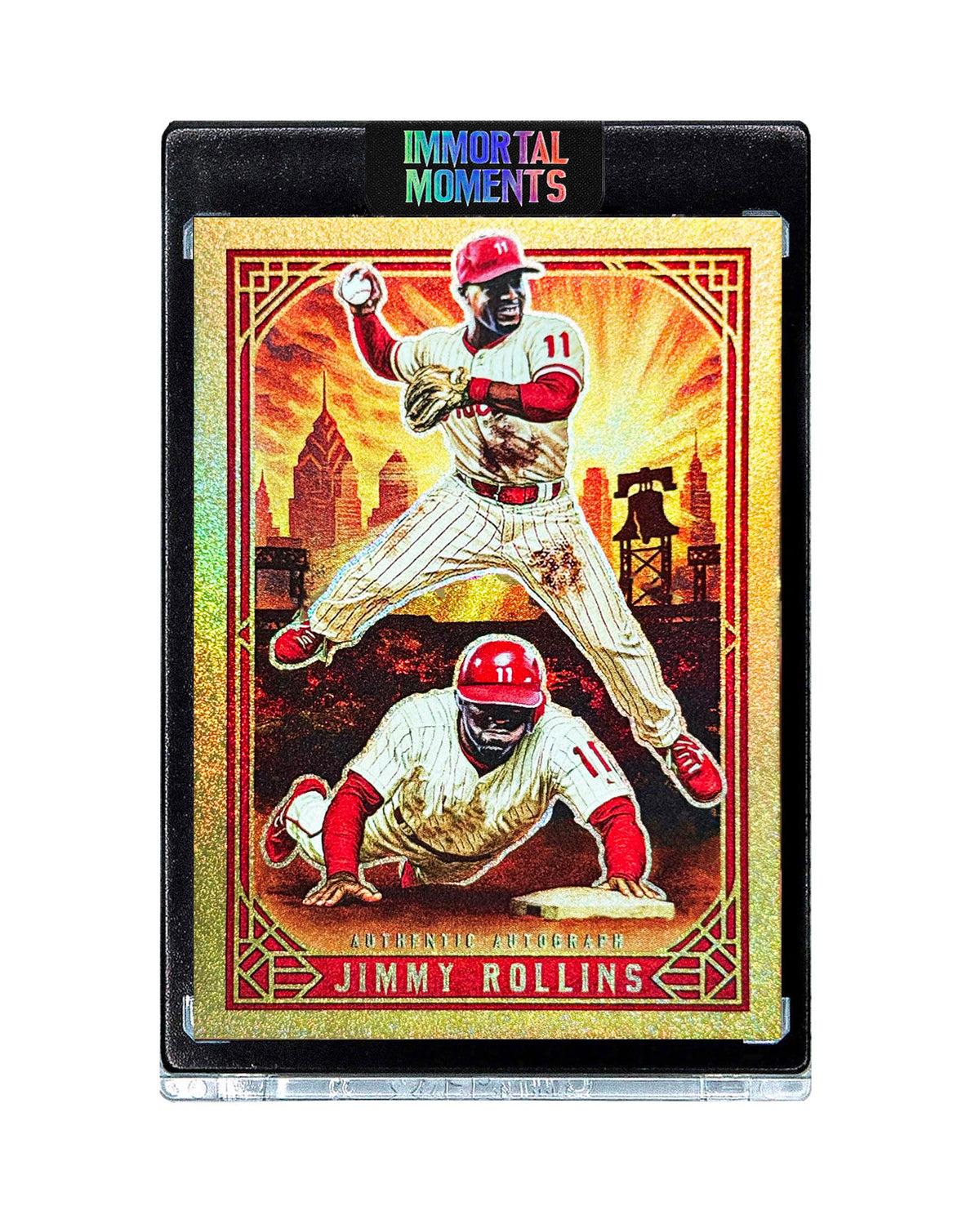 IMMORTAL MOMENTSTM JIMMY ROLLINS "GOLDEN GLOVE" COLLECTIBLE