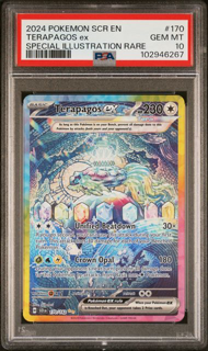 Terapagos Ex 170/142 Stellar Crown - 2024 Pokemon - PSA 10