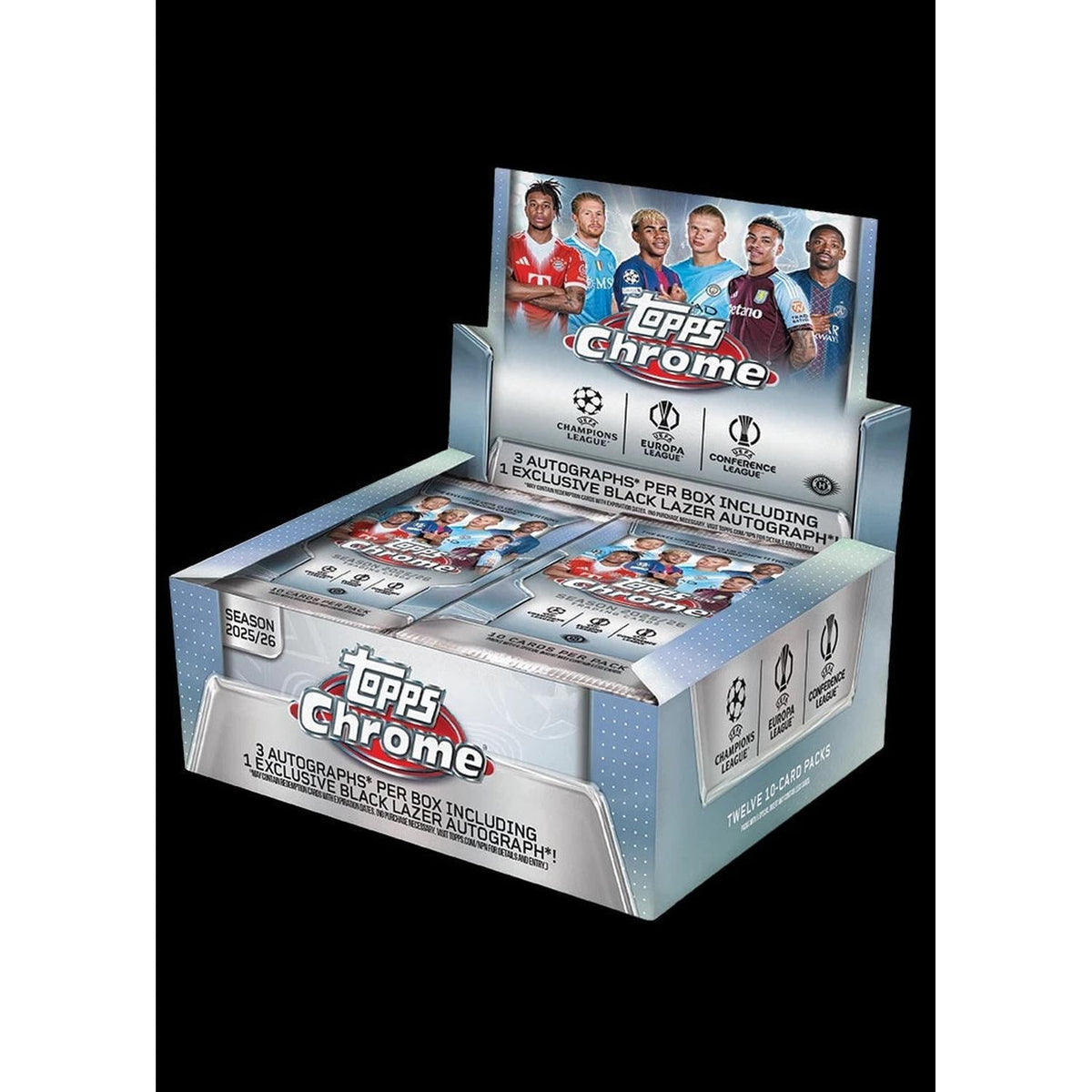2025/26 Topps Chrome Uefa Club Competition Jumbo Box