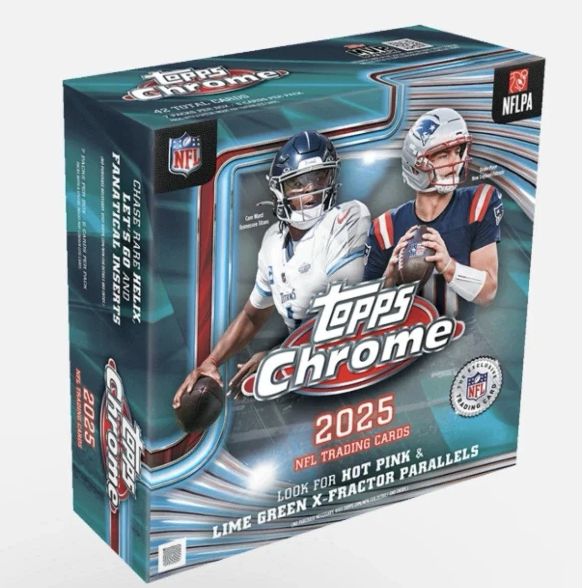 2025 Topps Chrome Football Mega Box 20 Box Case