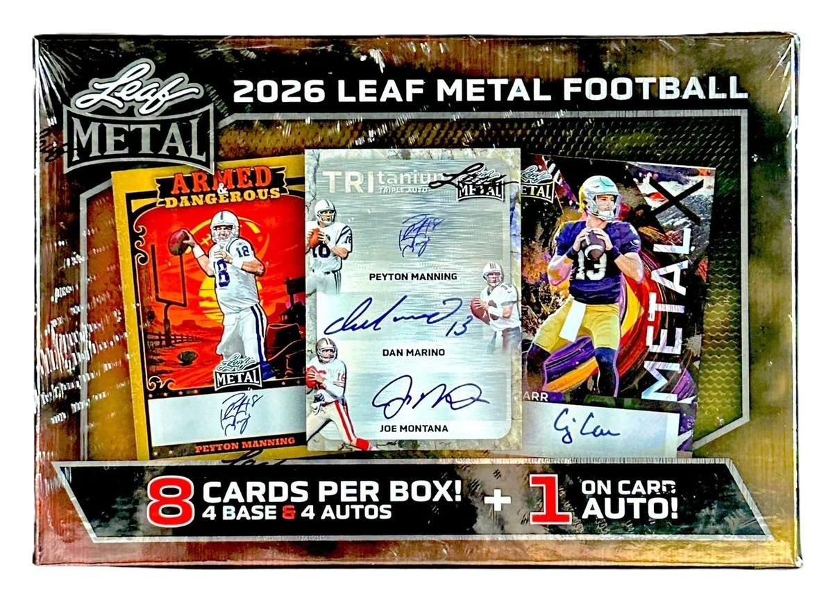 2026 Leaf Metal Football Hobby Box