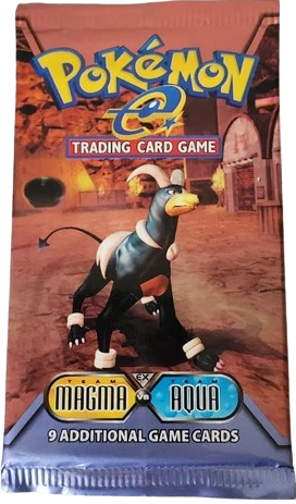 Ex Team Magma Versus Team Aqua Booster Pack (Random Art)