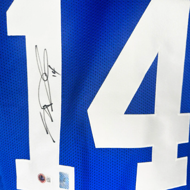 Sam Darnold Signed Autographed Seattle Seahawks Custom Jersey (Beckett Coa)