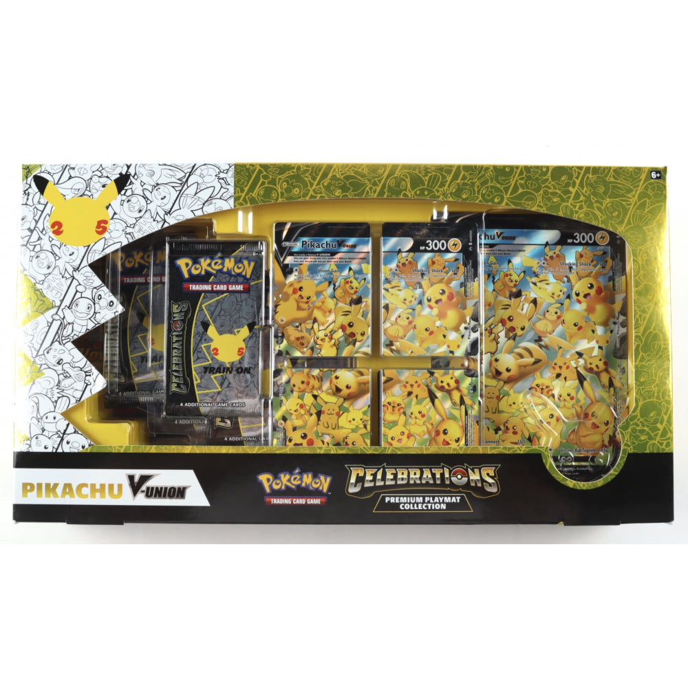Pokemon Celebrations Pikachu V-Union Premium Playmat Collection