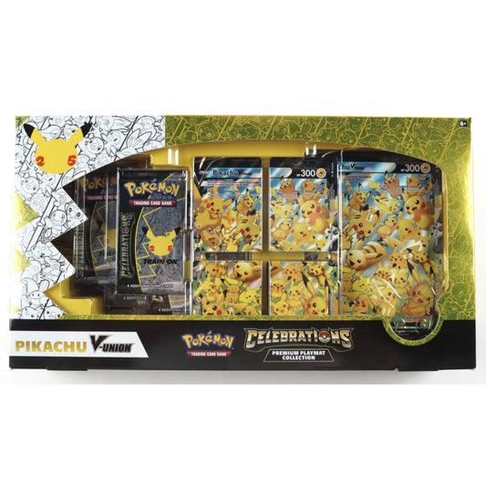 Pokemon Celebrations Pikachu V-Union Premium Playmat Collection
