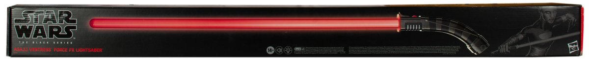 Star Wars The Black Series Asajj Ventress FX Red Lightsaber Prop Replica