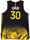 Stephen Curry Signed Warriors Nike Black City Edition Swingman Jersey JSA