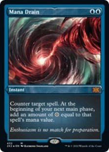Mana Drain (Foil Etched) - Double Masters 2022 (2X2)