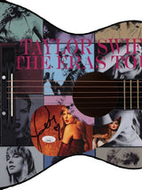 Taylor Swift Signed 38" Eras Tour Graphic Acoustic Guitar JSA Hologram